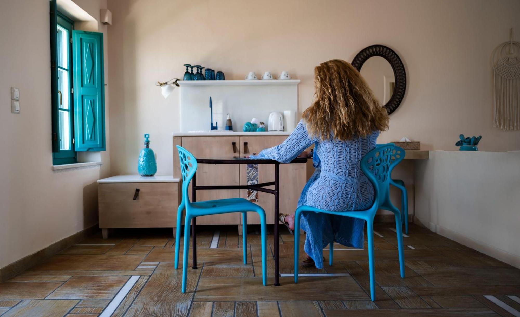 Passion Blue Villas Oía Buitenkant foto